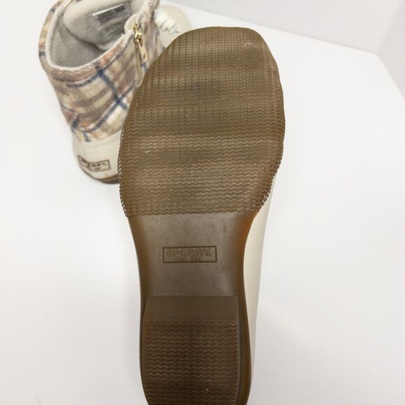 Sperry Duck Boots Women’s Plaid Waterproof Insulated Winter Boots Size 7 - Picture 12 of 16
